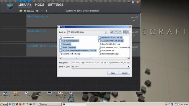 GWM: How To - Install MC Mods (via TFC's Mod Manager) (Windows Only) смотреть онлайн