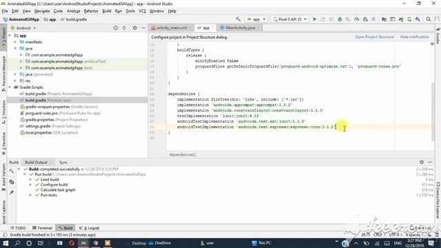 How to add animated gif in android studio смотреть онлайн