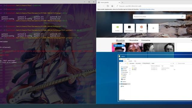 TESTING PYTHON3 + DJANGO3 IN WSL 2 UBUNTU 20.04 смотреть онлайн
