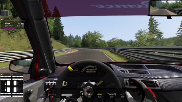 Nurburgring Hotlap Alfa Romeo 155 TI V6 смотреть онлайн