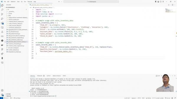 Data Generator for Data Analytics used