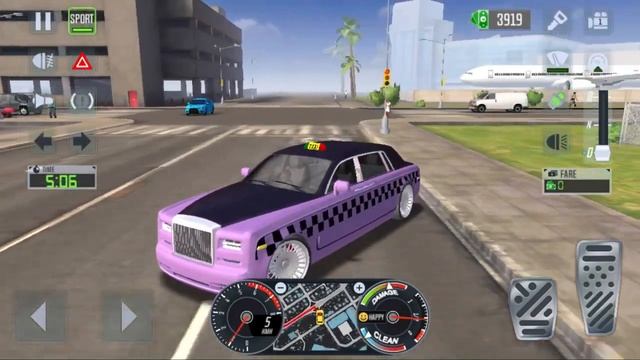 Taxi Sim 2022.!! New Car Drive Rolls Royce Los Angeles City Driving Car Gameplay || смотреть онлайн