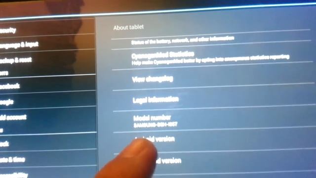 Samsung I957 Tab Jelly Bean CM 10