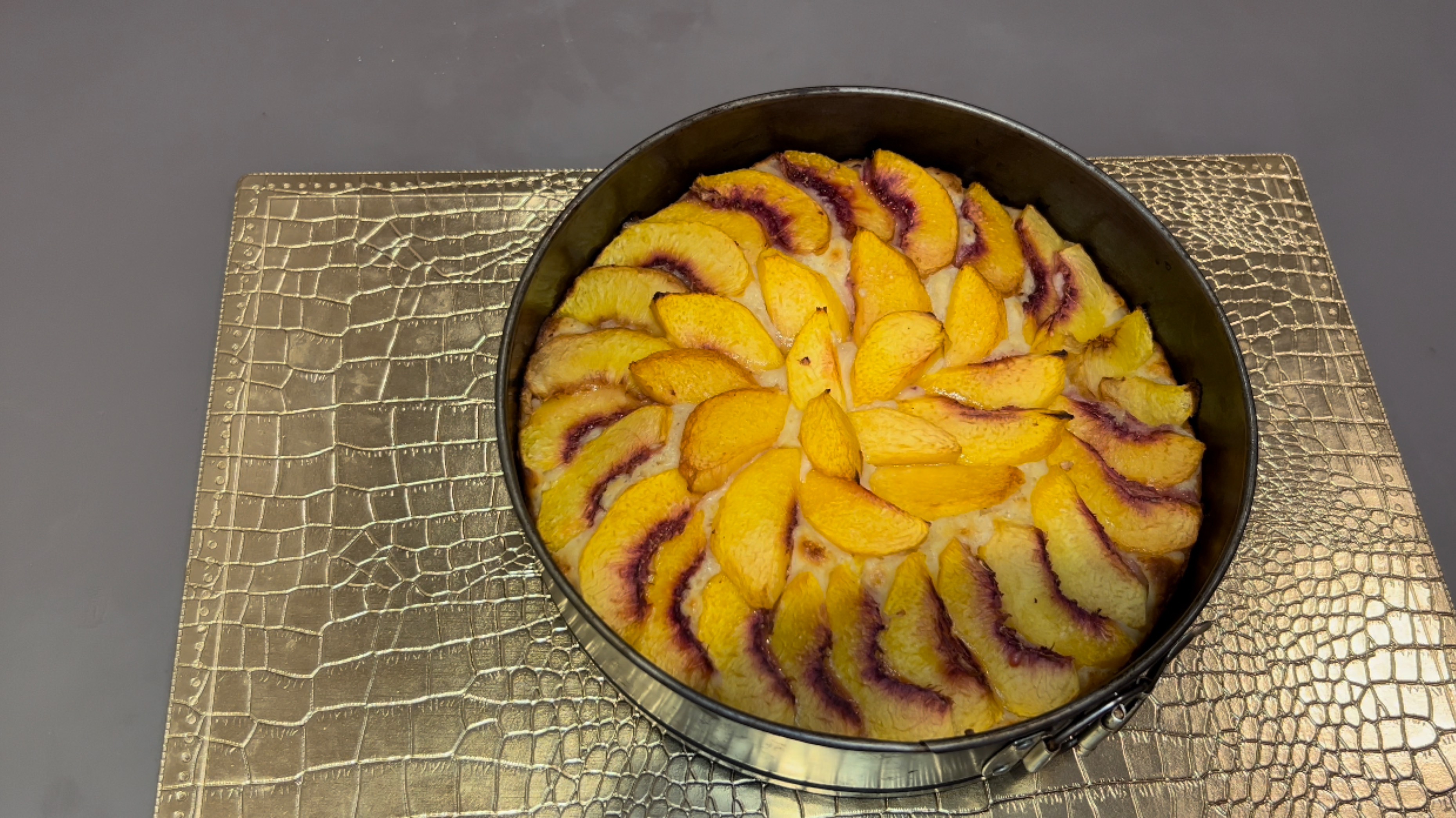 Персиковый Пирог с Творогом #персиковыйпирог#пирог