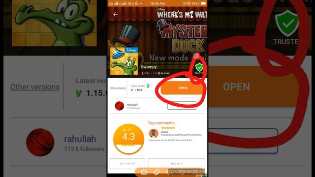 Download Where Is My Water ? (full Version) Free For Android & Ios (swampy) No Root