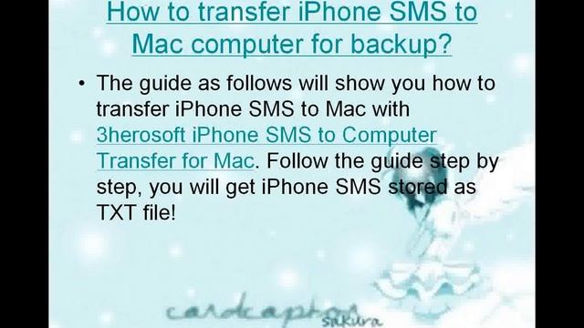 Backuptrans iPhone SMS Backup & Restore for Mac смотреть онлайн