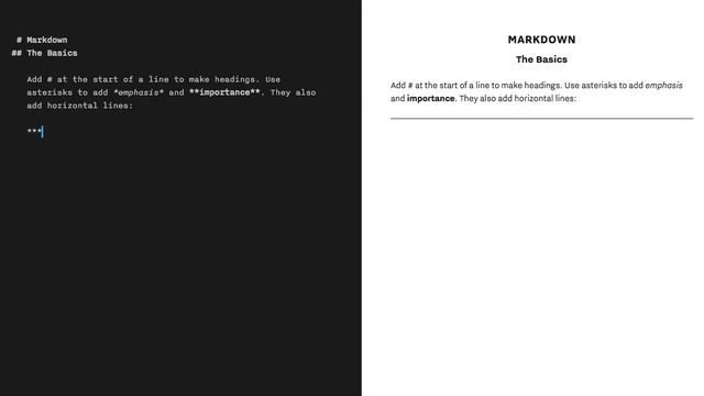 Markdown Basics [2016] смотреть онлайн