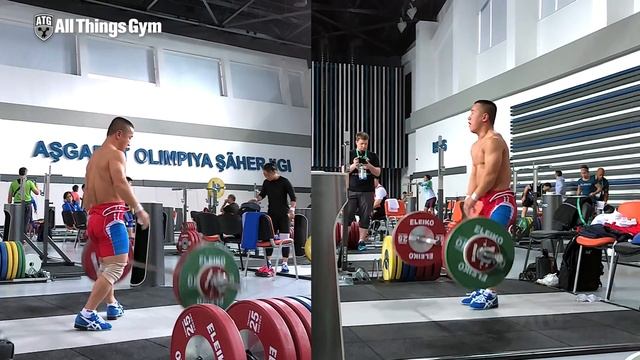 Om Yun Chol 🇰🇵 Heavy Training! (115kg Snatch / 150kg C&J) 2018 World Championships [4k] смотреть онлайн