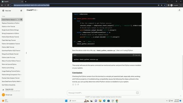 how to check python version from terminal смотреть онлайн