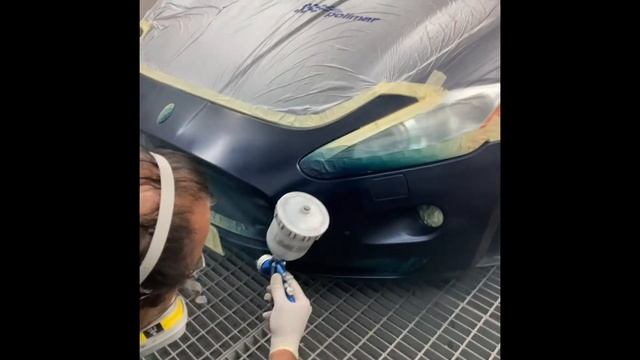 Aston-Martin blue painting смотреть онлайн