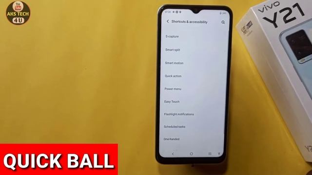 How To Enable Quick Ball in Vivo Y21 | Vivo Y21 Quick Ball Enable कैसे करें | @akstech4u смотреть онлайн