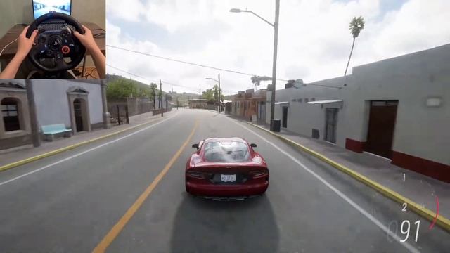 Dodge Viper - Forza horizon 5 (Steering Wheel + Shifter) Gameplay смотреть онлайн