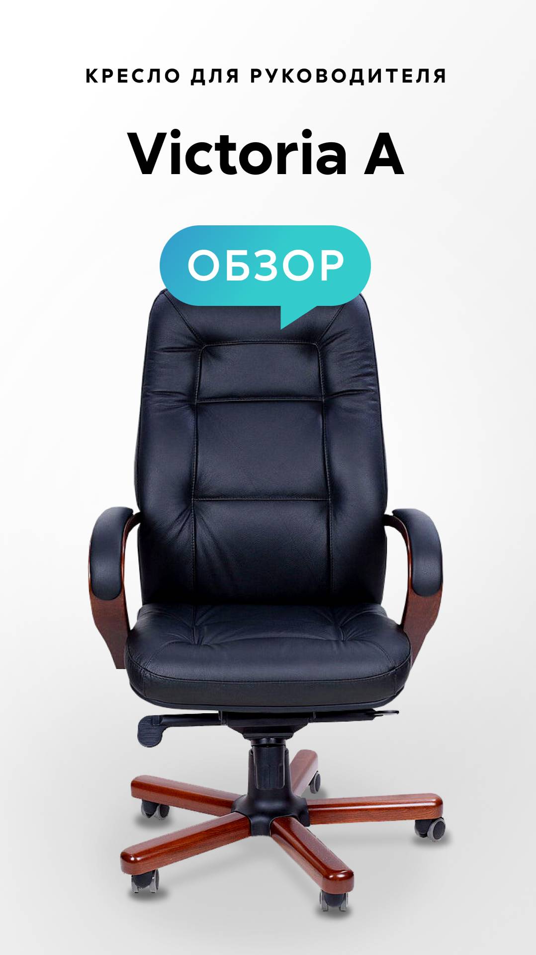 Обзор кресла для руководителя Victoria A смотреть онлайн