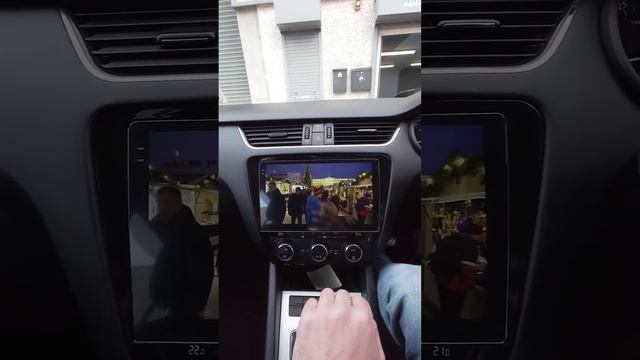 Skoda Octavia android system with apple carplay смотреть онлайн