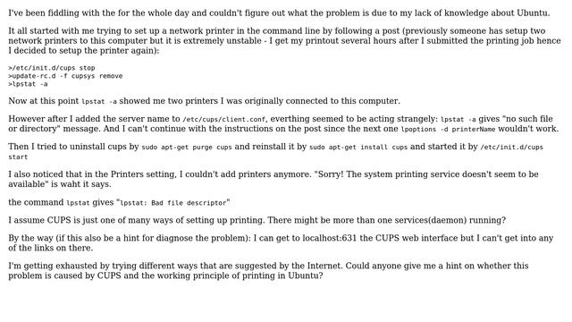 Ubuntu: Ubuntu CUPS printing смотреть онлайн