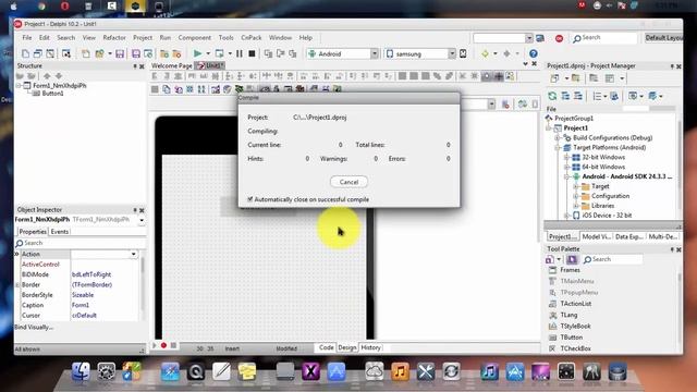 Multi-Device Hello World Application in Delphi Tokyo (Win, Android) смотреть онлайн