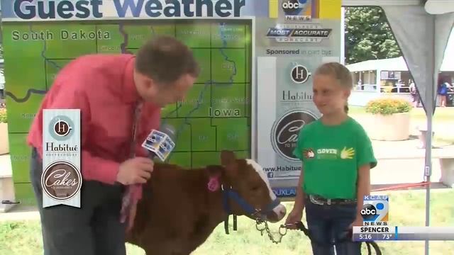 KCAU Guest Weather Plymouth County Fair 5PM Show Clip смотреть онлайн
