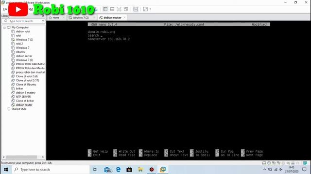 KONFIGURASI DEBIAN ROUTER DI DEBIAN 9 смотреть онлайн