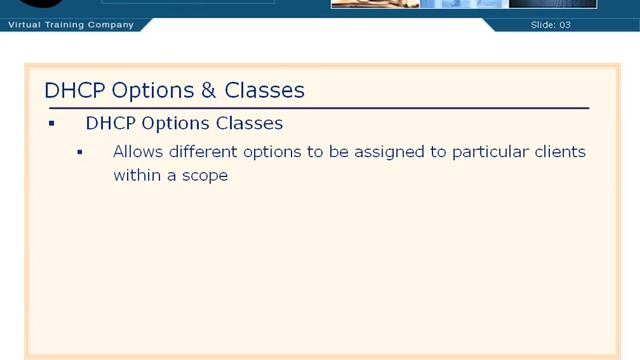 04. DHCP Options and Classes смотреть онлайн