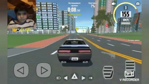 Гонка на Додж Чарджер SRT проходим гонку на время #2 Car Simulator 2.