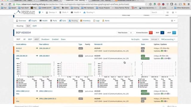 BGP SNMP polling with Observium @ IETF смотреть онлайн