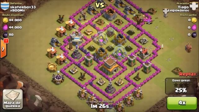 Clash of Clans HD Parte 8  - Centro de Vila 7 (CV7): Feitiço de Fúria (Rage Spell)