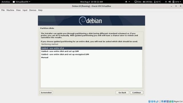 1 - Install Debian 10 (Buster) смотреть онлайн