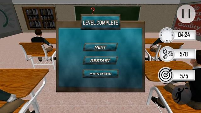 Teacher Vs American High School Gangster Bullying Gameplay #1 (By Haxinator) Android HD смотреть онлайн