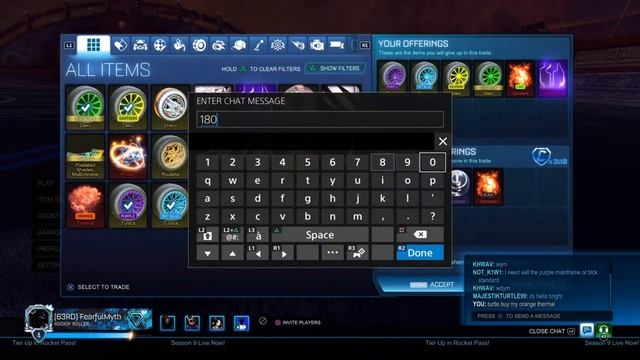 Rocket league trades!!! GIVEAWAY AT 200!!! смотреть онлайн