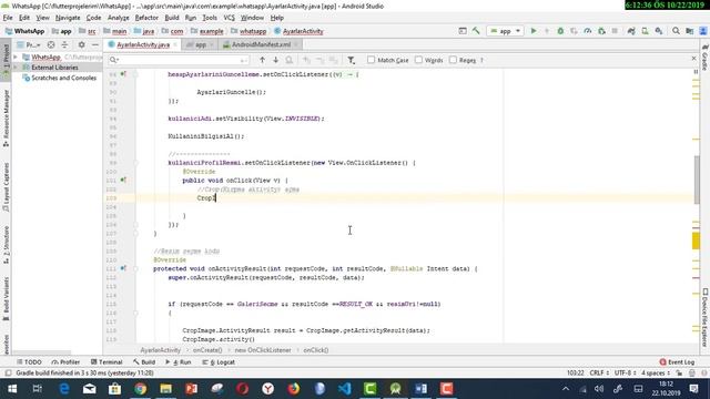 Android Studio Dersleri: Whats App Yapımı/Veri tabanına resim gönderme (Ders 18) смотреть онлайн