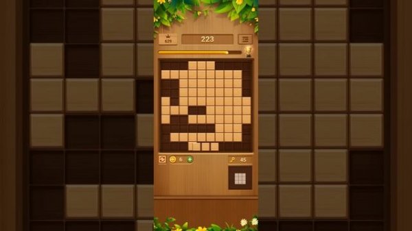 Wood Block Puzzle (by Beetles Games Studio) - free block puzzle game for Android and iOS - gameplay