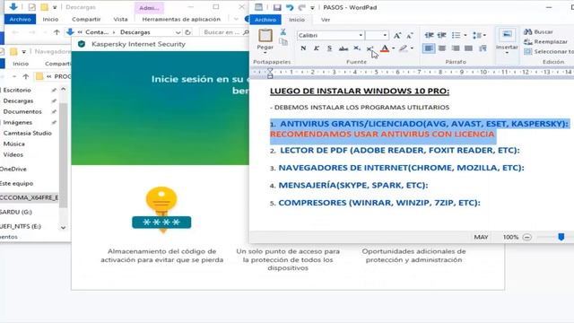 7-Instalación de Windows 10 desde cero y preparación del PC para su uso смотреть онлайн
