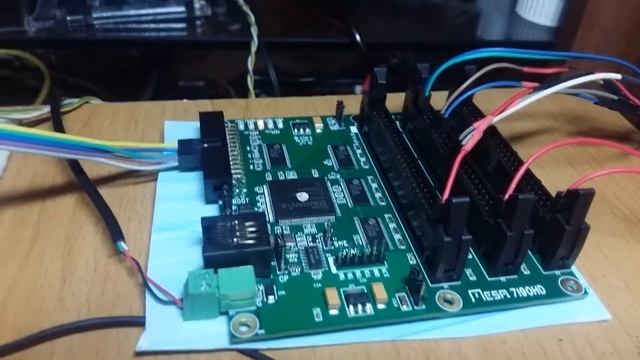 Tinker Board running linuxcnc + Mesa 7i90HD over SPI interface смотреть онлайн