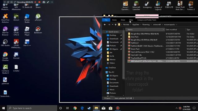 Minecraft - How To Install A Texture Pack In Under 1 Minute (HD) смотреть онлайн
