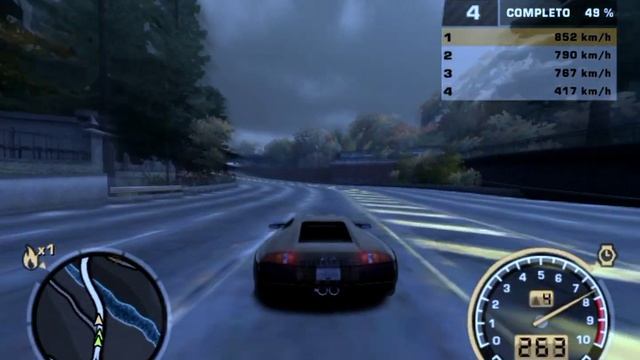 NFS Most Wanted 2005 - Lamborghini Murciélago - Speed trap смотреть онлайн