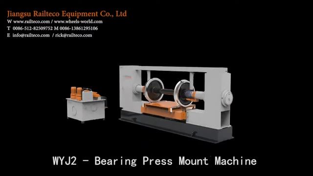 Railteco Equipment WYJ2 Bearing Press Mount Machine смотреть онлайн