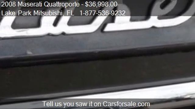2008 Maserati Quattroporte Executive GT for sale in North Pa смотреть онлайн