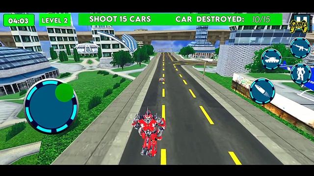 Grand Super Robot Tank Transform Attack Game - Android Gameplay FHD смотреть онлайн