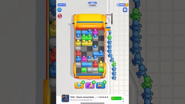 Seat Away Level 331 Walkthrough #seataway #gameplay #games #gaming смотреть онлайн