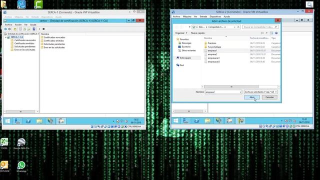 Configuración de Certificados de Servidores, Utilizando Windows Server 2012 R2 смотреть онлайн