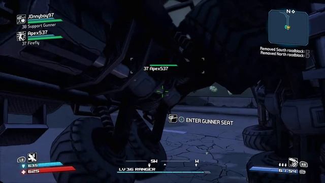 Borderlands Co-Op Xbox One #30 - Standing In The Gunner Seat смотреть онлайн