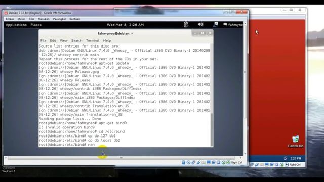 Konfigurasi DNS Server Linux Debian 7 смотреть онлайн