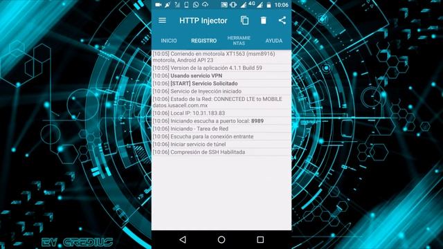 http injector importar configuracion Android. смотреть онлайн