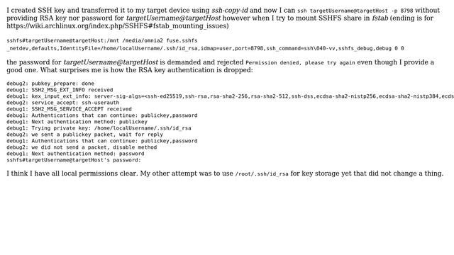 DevOps & SysAdmins: SSHFS mount from fstab fails to authenticate смотреть онлайн