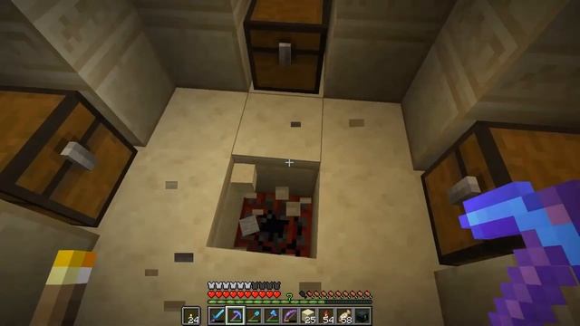 Hunting For An Enchanted Golden Apple In Desert Temples - Minecraft Survival Lets Play смотреть онлайн