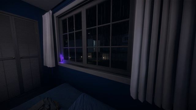 Phasmophobia Ambience - Rain On Window/Storm Outside [1 Hour]