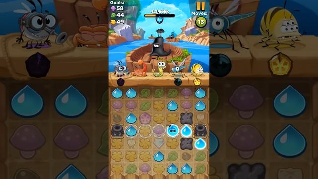 Best fiends level 123 walkthrough android gameplay смотреть онлайн