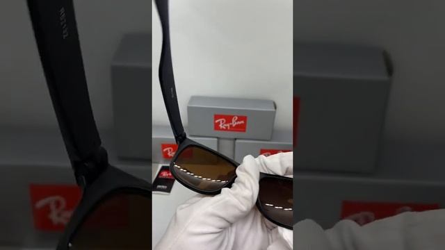 Очки Ray Ban Wayfarer 2140 (коричневые/коричневые линзы) premium quality смотреть онлайн