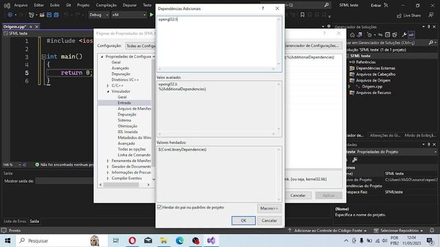Instalando e configurando a biblioteca SFML no Visual Studio 2022 смотреть онлайн