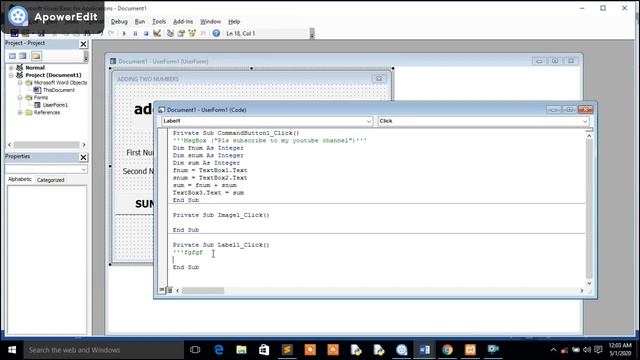 #6 How to write Comments in VBA MS Word Programming | vba ms word tutorials смотреть онлайн